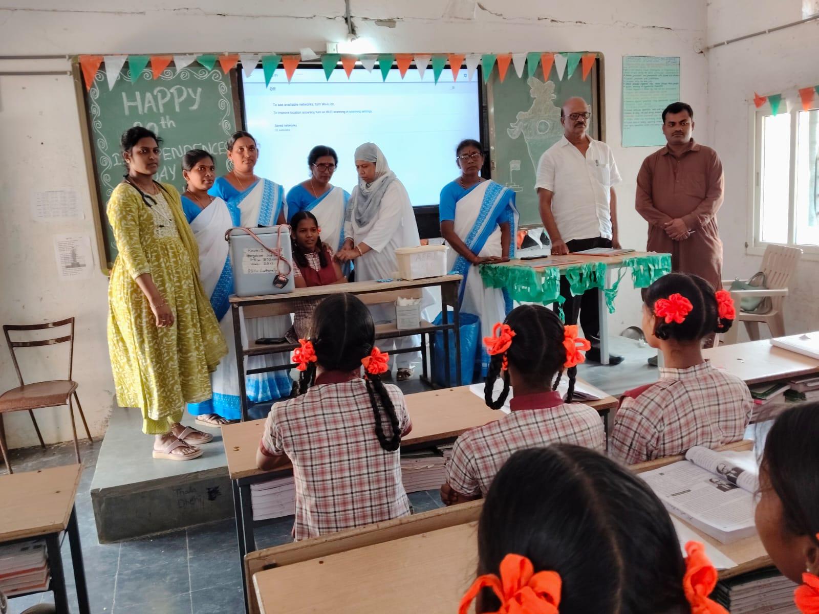 గంగారం ZPHSలో DPT బూస్టర్ ప్రత్యేక డ్రైవ్