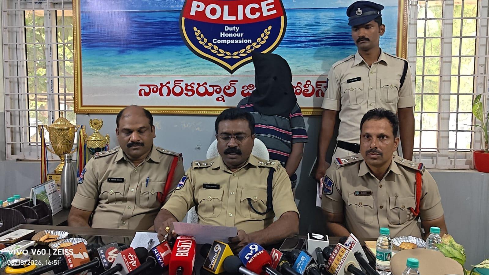 తాడూరులో మహిళ హత్య కేసు ఛేదించిన పోలీసులు