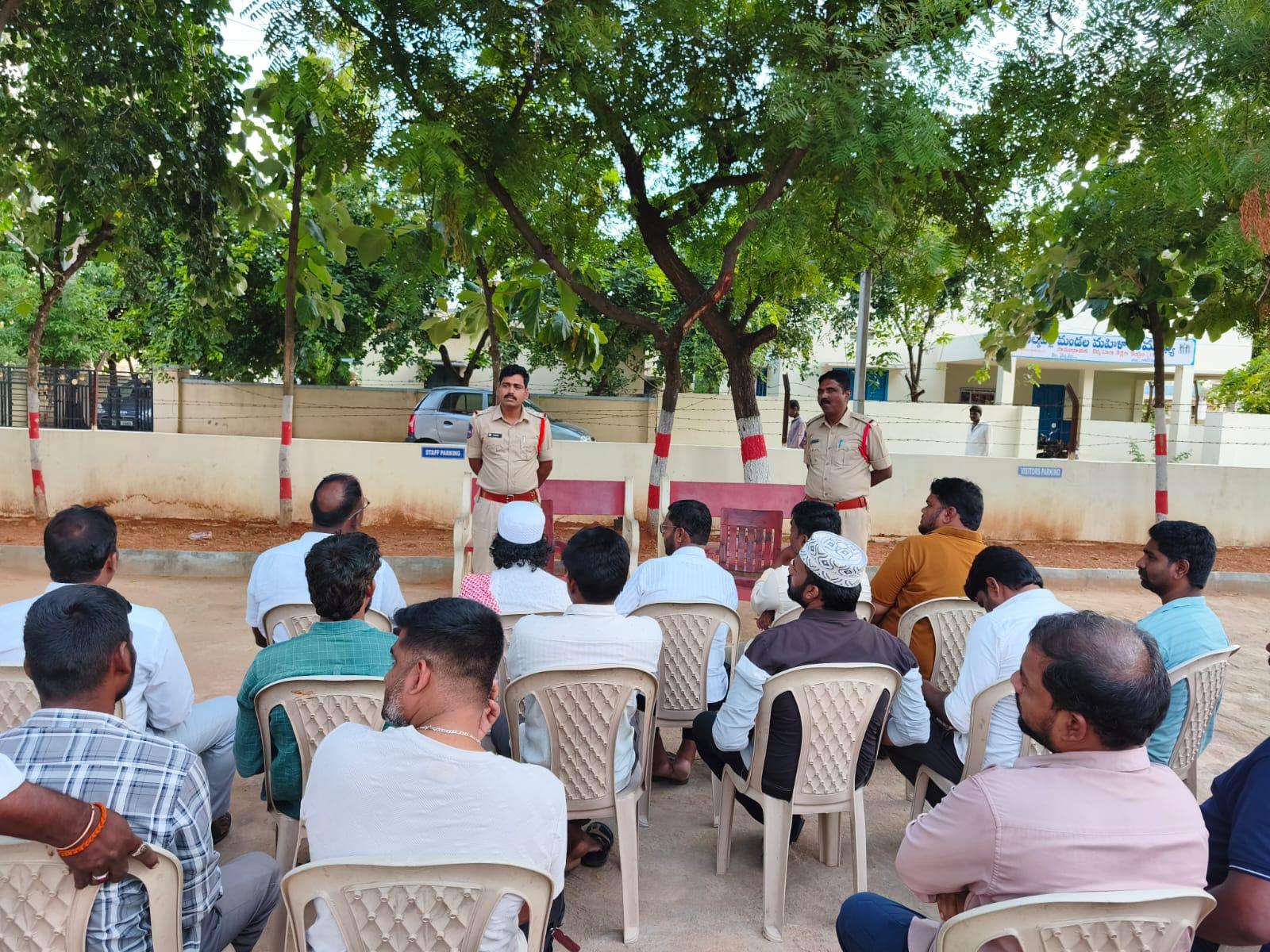గణేష్ నవరాత్రుల సందర్భంగా శాంతి సమావేశం