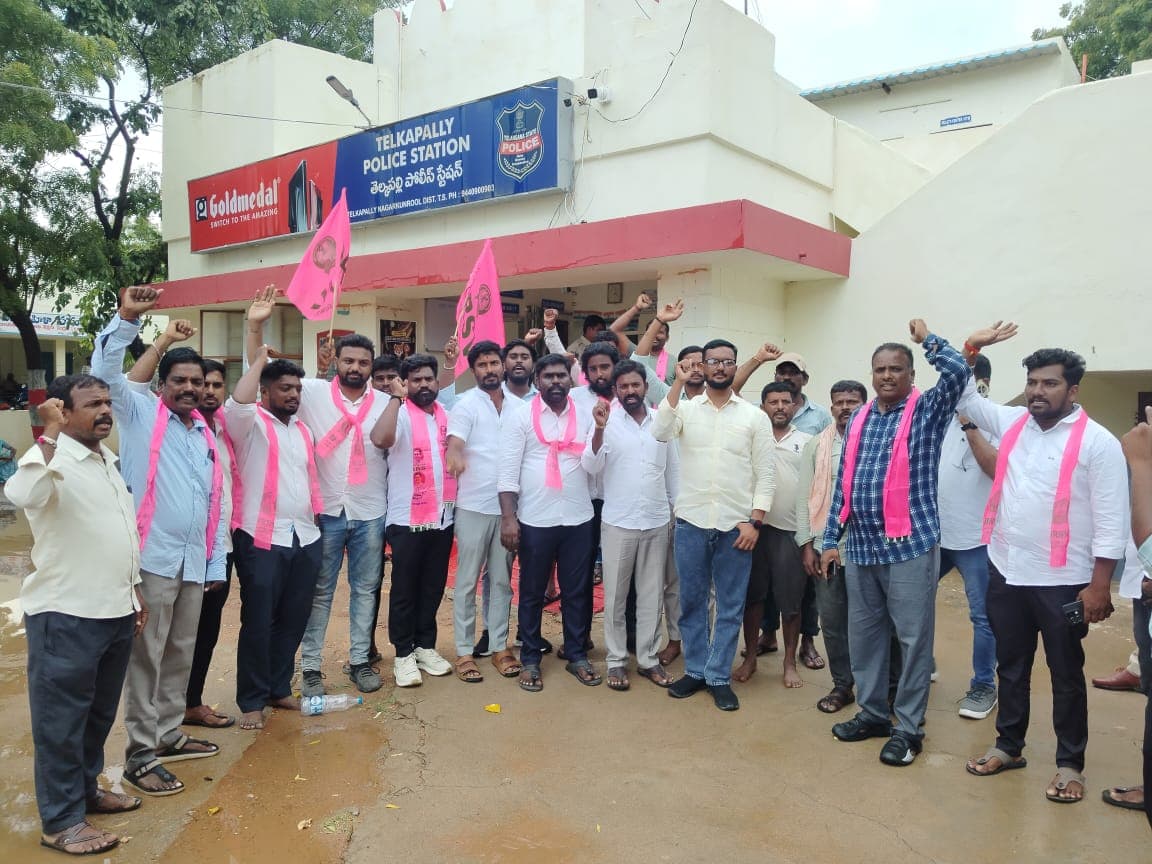 భరత్ మృతి ఘటనపై బీఆర్ఎస్వీ ఆందోళన