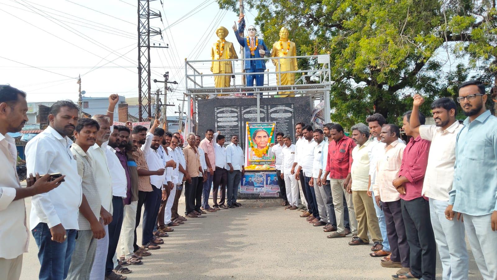 బిజినపల్లి మండల కేంద్రంలో ఘనంగా చాకలి ఐలమ్మ 131వ జయంతి