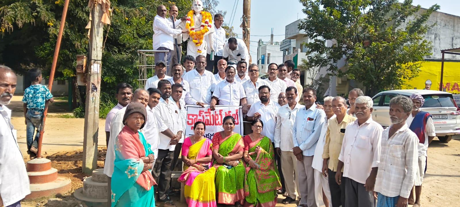 పాలెంలో ఘనంగా గాంధీ జయంతి వేడుకలు